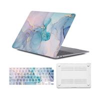 HLAAJJX für MacBook Pro 13 Zoll Hülle M2 M1 2022-2016 Freisetzung A2338 A2289 A2251 A2159 A1989 A1706 A1708 mit/ohne Touch Bar,Laptopschutz Hard Case & Tastaturschutz,1613 Rosa-Blau