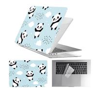 HLAAJJX für MacBook Pro 16 Zoll Hülle M4 M3 M2 M1 2025 2024 2023 2022 2021,Hartschale Hülle & Tastaturschutz für MacBook Pro 16,2" A2485 A2780 A2991 A3403 A3186,Süßer Panda