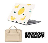 HLAAJJX Hartschale Hülle für MacBook Pro 13 Zoll Case 2015-2012 Modell A1502 A1425 mit Retina Display,Pro 13,3" Dura Schutzhülle & Laptop Tasche & EU Tastaturschutz,Gelbe Zitrone