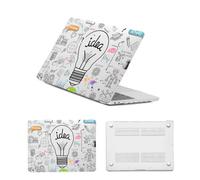 HLAAJJX Ultradünne Hülle für MacBook Pro 14 Zoll M5 M4 M3 M2 M1 2026 2025 2024 2023 2021 A3434 A3112 A3185 A3401 A2918 A2992 A2779 A2442,Schutzhülle Hart Case,Kreative Glühbirne