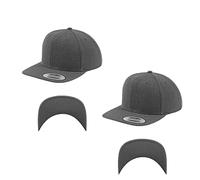 HLKauf 2er Flexfit Snapback Unisex Classic Cap 2-Tone Cap | viele Farbsets | Einheitsgröße | + GRATIS Block