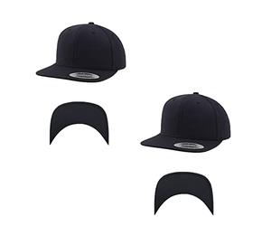 HLKauf 2er Flexfit Snapback Unisex Classic Cap 2-Tone Cap | viele Farbsets | Einheitsgröße | + GRATIS Block