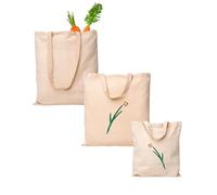 HLKauf Baumwolltasche 38x42cm | 26x32cm Stoffbeutel Unbedruckt 5er | 10er | 25er Pack - Jutebeutel Apotheker Taschen zum Bemalen kurze/lange Henkel Einkaufsbeutel - Ökotex 100 Zertifiziert
