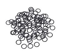 HLLR 100 Stück Leichte, langlebige Metall-BH-Trägereinstellung Schieberegler O-Ring Dessous Zubehör Nähen Handwerk DIY