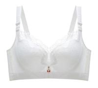 HLYLDL Damen Push Up BHS Bügel Lift Up Plus Size Spitzenbezug Komfort Alltag BH Verbreiterung Band