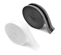 HMCEY 2 PCS Saumband Selbstklebend 10 M,Saumband xum Aufbügeln,Bügelband für Vorhänge,Bügelkleber für Textilien,Bügel Klebeband für Stoff,Nahtband zum Nähen,Hemming Tape,Umnähen Ohne Nähen für Hosen