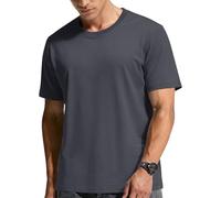 HMIYA Heavy T Shirt Herren Dickes Rundhals t Shirts 100% Baumwolle Heavy Duty Pre Shrink Strapazierfähig & Atmungsaktiv