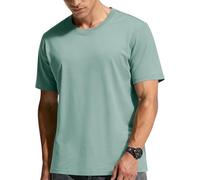 HMIYA Heavy T Shirt Herren Dickes Rundhals t Shirts 100% Baumwolle Heavy Duty Pre Shrink Strapazierfähig & Atmungsaktiv
