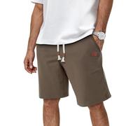 HMIYA Kurze Hosen Herren Shorts Sommer Sweatshorts Essential Terry aus Baumwolle,Braun,XXL