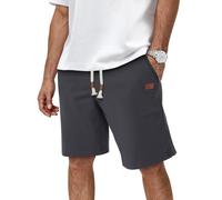 HMIYA Kurze Hosen Herren Shorts Sommer Sweatshorts Essential Terry aus Baumwolle,Grau,XL