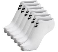 hmlCHEVRON 6-PACK ANKLE SOCKS, WHITE/WHITE, 14