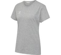 Hummel T‑Shirt GO 2.0 Damen Kurzarm Grau Melange Größe S