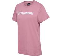 Hummel T-Shirt hmlMOVER Cotton Kurzarm Damen Lila Größe M