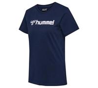 hummel Hmlmover Cotton T-Shirt S/S Woman Shirt blau L