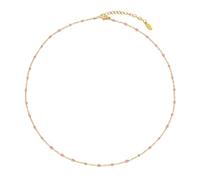 HMOOY Bohemian Bead Choker Halskette für Frauen, 14K Gold/Silber plattiert Bunte Y2k Ästhetische Sommer Perlen Choker Halskette Strand Schmuck Prom Party Festival