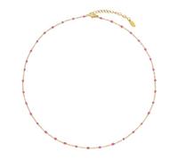 HMOOY Bohemian Bead Choker Halskette für Frauen, 14K Gold/Silber plattiert Bunte Y2k Ästhetische Sommer Perlen Choker Halskette Strand Schmuck Prom Party Festival