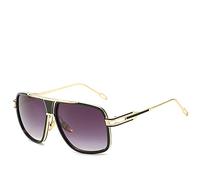 HNGM Sonnenbrillen Klassische Luxusmänner Sonnenbrille Glamour Damenmode-Sonnenbrille, Spiegel-Retro-nostalgisches Quadrat (Lenses Color : C4)