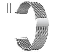 HNGM Uhrenarmband Edelstahl Schnellverschluss Uhrenarmband Mesh Loop Magnet Armbänder Allgemeine Schnellspanner Ersatzarmband 12mm 14mm 16mm 18mm 20mm 22mm 23mm 24mm Herrenuhrenbänder