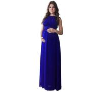 HNULGVI umstandskleid Damen Kleidung Sommerkleidung Umstandskleid Brautkleid for Schwangere Vetement Femme Enceinte Robe(Blue,S)