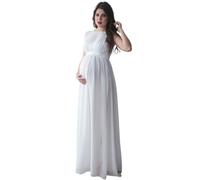 HNULGVI umstandskleid Damen Kleidung Sommerkleidung Umstandskleid Brautkleid for Schwangere Vetement Femme Enceinte Robe(White,XL)
