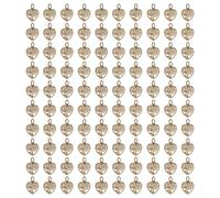 HOBBIESAY 100 Stück Lebensbaum Herzanhänger Antike Bronze Metall Baumelnde Anhänger Kleine Filigrane Herzanhänger Baumanhänger Im Tibetischen Stil Für Die Herstellung Armbändern Und Halsketten