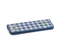 Hobby Geschenk Knitting Pin Case Hard Empty Gestickt: Wild Floral Plaid