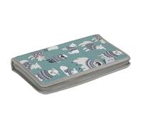 Hobby Gift Austauschbares Nadeletui - Taschen für Häkelzubehör - 100% Baumwolle, hartes Etui mit Reißverschluss - 2 x 17,2 x 28,5 cm - Woolly Pully