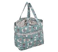 Hobby Gift Basteltasche mit Kordelzug - Aufbewahrungstasche aus Wolle, Fadenhalter aus 100% Baumwolle (B/B/H) 18 x 32 x 34 cm - Woolly Pully