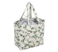 Hobby Gift Craft Kordelzugtasche - Aufbewahrungstasche aus Wolle, Fadenhalter aus 100% Baumwolle (B/B/H) 18 x 32 x 34 cm - Hortensie