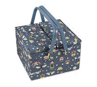 Hobby Gift Exclusive Große Aufbewahrungsbox für Näharbeiten mit zwei Deckeln, 25 x x 17 cm, Mini-Bestien, Insekten, kleine Kreaturen, MRLTLEƚ