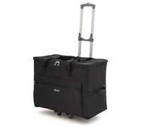 Hobby Gift MRSTLBLK Nähmaschinen-Aufbewahrungs-Trolley-Tasche, Stoff, Schwarz, 35 x 61 x 45cm