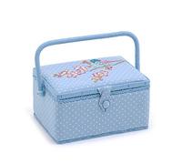 Hobby Gift Exclusive Mittelgroße Aufbewahrungsbox für Näharbeiten, Gestickter Tweet