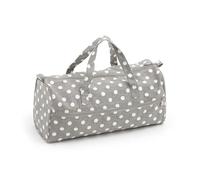 Hobby Gift Exklusive Stricktasche, Tupfengrau, 16 x 43 x 19cm