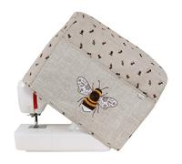 Hobby Gift Exklusiv Näh- und Stickmaschinenabdeckung mit Taschen, Staubschutz, für die meisten Standard-Nähmaschinen Singer Brother 33,5 x 44 x 21 cm