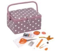 Hobby Gift Exklusive vorgefüllte Bastelbox mit 94-teiligem Nähset, Mauve Spot, Medium, MRM121F
