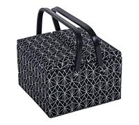 Hobby Gift Große Aufbewahrungsbox für Näharbeiten, Hobby, Doppeldeckel, quadratisch, Deko