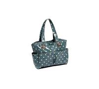 Hobby Gift MRB.001 Polka Punkt Design PVC Tasche für Das Handwerk Weiße Flecken auf Grau