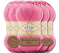 Hobby YARN Alize Baby Best Batik 5x 100g Türkische Premium Wolle Babywolle (Macaron | 157)
