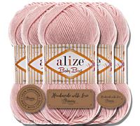 Hobby YARN Alize Baby Best Batik 5x 100g Türkische Premium Wolle Babywolle (Polvo | 161)