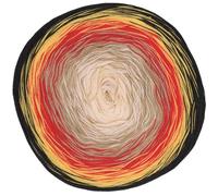 Hobby YARN - Flowy Charme - Farbverlaufsgarn Bobbel 250g, 1000m, Garn, Baumwolle, Acryl, zum Stricken und Häkeln, weiches Verlaufsgarn 4 Fädig, Schals, Decken, Kleidung (207)