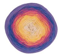 Hobby YARN - Flowy Charme - Farbverlaufsgarn Bobbel 250g, 1000m, Garn, Baumwolle, Acryl, zum Stricken und Häkeln, weiches Verlaufsgarn 4 Fädig, Schals, Decken, Kleidung (208)