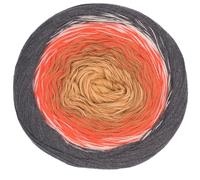 Hobby YARN - Flowy Charme - Farbverlaufsgarn Bobbel 250g, 1000m, Garn, Baumwolle, Acryl, zum Stricken und Häkeln, weiches Verlaufsgarn 4 Fädig, Schals, Decken, Kleidung (202)