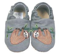 HOBEA-Germany Kinderschuhe RecyStep Faultier grau 26/27 (2½ - 3 Jahre) Gripwalksohle