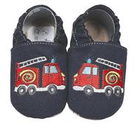 HOBEA-Germany Kinderschuhe RecyStep Feuerwehr dunkelblau 24/25 (2-2½ Jahre) Gripwalksohle