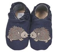 HOBEA-Germany Kinderschuhe RecyStep Igel dunkelblau 18/19 (6-12 Monate) Gripwalksohle