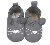 HOBEA-Germany Kinderschuhe RecyStep Maus grau 22/23 (1½ - 2 Jahre) Gripwalksohle