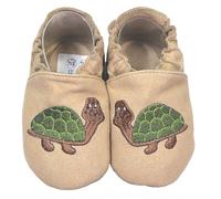 HOBEA-Germany Kinderschuhe RecyStep Schildkröte beige 18/19 (6-12 Monate) Gripwalksohle