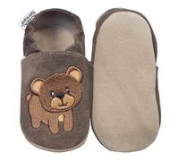 Hobea - Hobea Krabbelschuhe Bär dunkelbraun 22/23