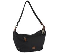 Hobo CAMEL ACTIVE "Aurum", Damen, Gr. B/H/T: 40cm x 24cm x 12cm, schwarz, Polyester, beschichtet, clean, unifarben mit Farbeinsätzen, Taschen Hobo, aus recyceltem Polyester in Nylonstruktur, leicht &