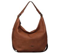 Hobo GABOR "Malu", Damen, Gr. B/H/T: 29cm x 26cm x 13cm, braun, Polyurethan, Polyurethan (PU), clean, gepflegt, unifarben, Taschen Hobo, aus weichem genarbtem Lederimitat mit raffinierten Cut-Outs (62